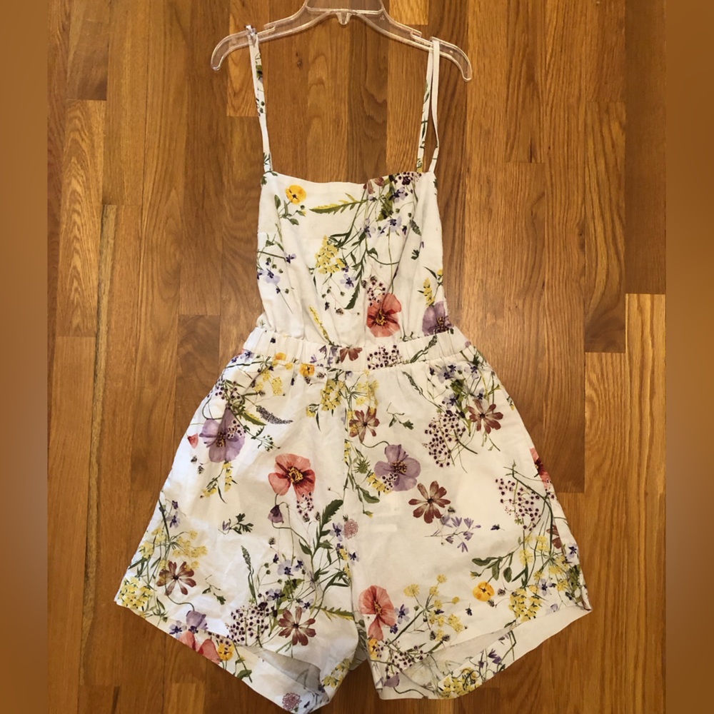 Summer spaghetti strap floral jumper - Size M